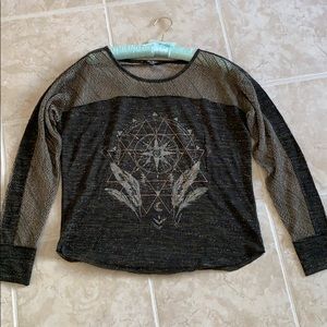 Miss Me olive green top